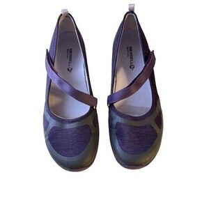 Merrell M-Select Fresh Purple Mary Jane Flats Sporty Walking Shoes Womens